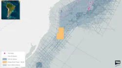 TGS Seismic Map: Pelotas Norte Basin
