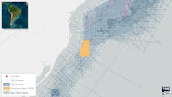 TGS Seismic Map: Pelotas Norte Basin TGS Seismic Map: Pelotas Norte Basin