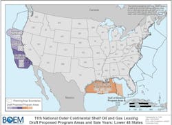 US Interior Department proposes new five-year offshore leasing plan US Interior Department proposes new five-year offshore leasing plan