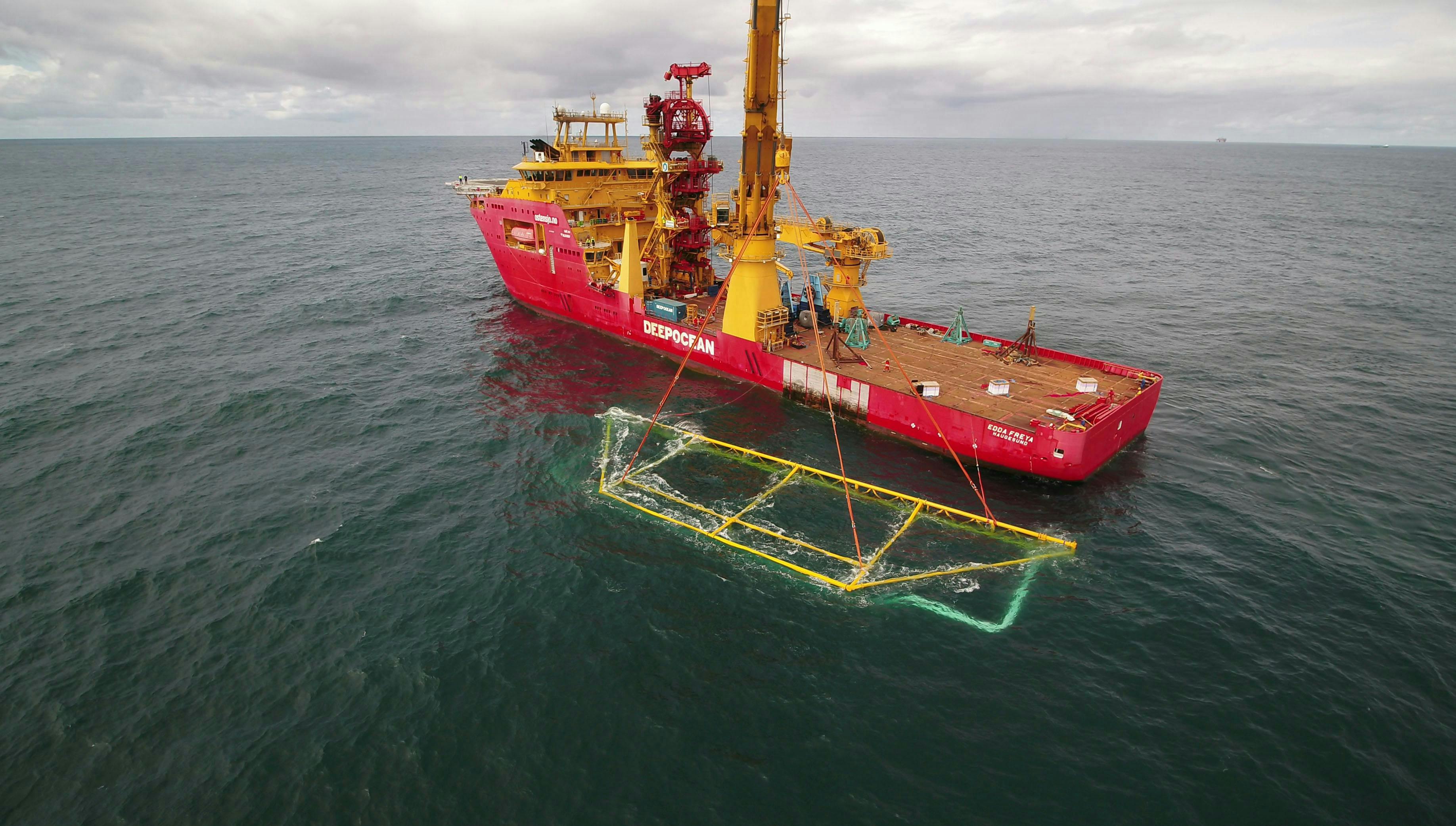 DeepOcean spool operation offshore