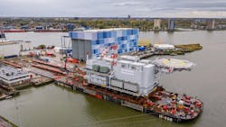 Loadout of topside for OSS Jasmund project Loadout of topside for OSS Jasmund project