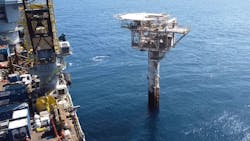 Removal and disposal of the Campbell platform structure offshore Australia Removal and disposal of the Campbell platform structure offshore Australia