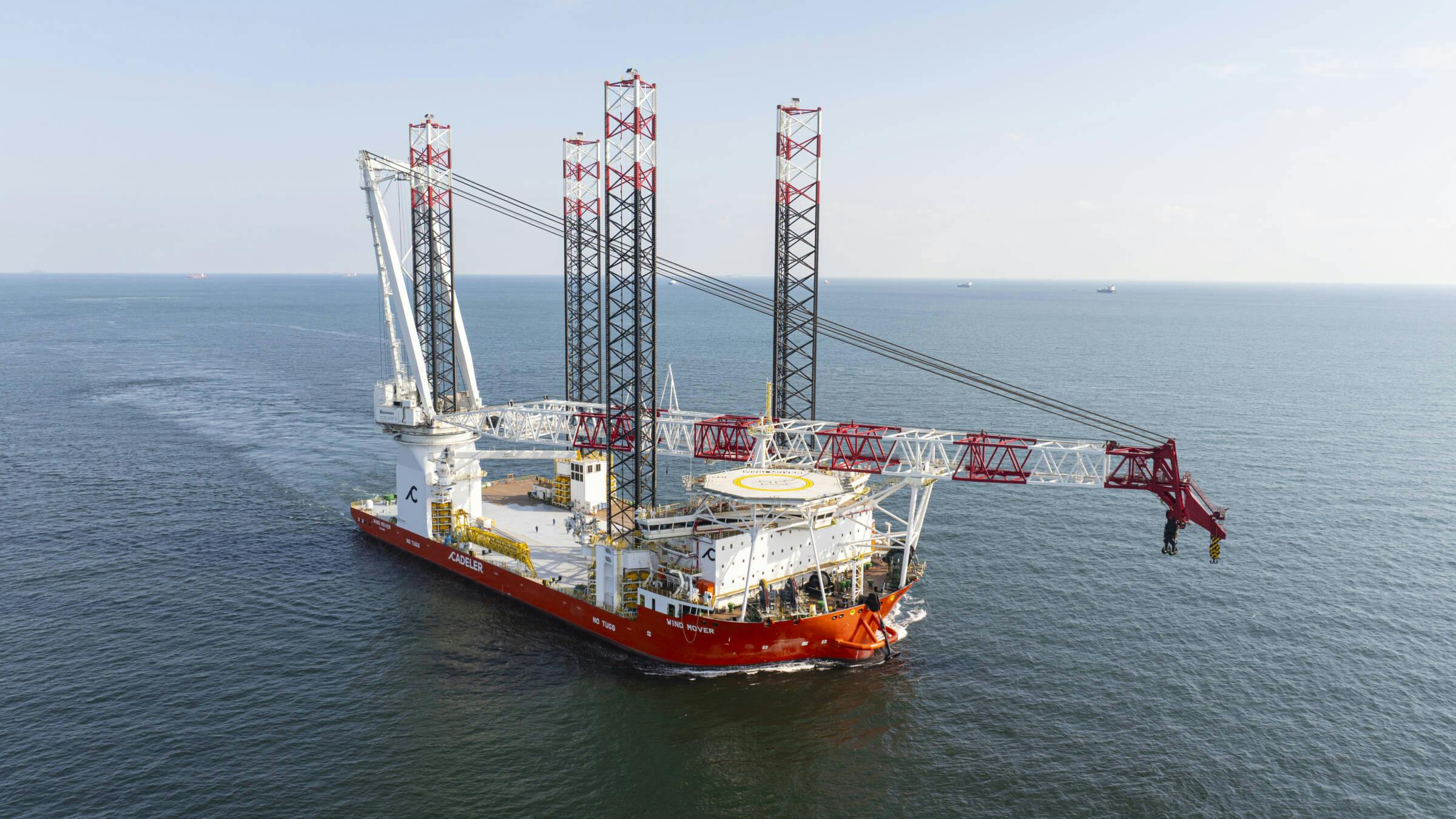Cadeler receives latest next-generation offshore wind construction vessel
