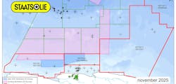 Map: Staatsolie initiates seismic study in shallow-water areas offshore Suriname Map: Staatsolie initiates seismic study in shallow-water areas offshore Suriname
