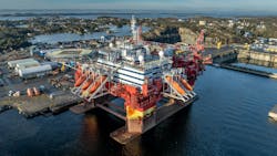 the Floatel Endurance rig the Floatel Endurance rig