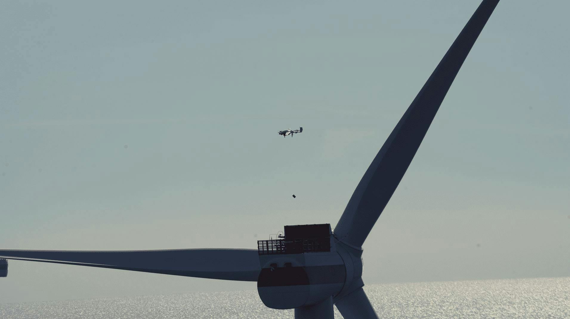 Germany’s first long-range drone deliveries to offshore wind turbines
