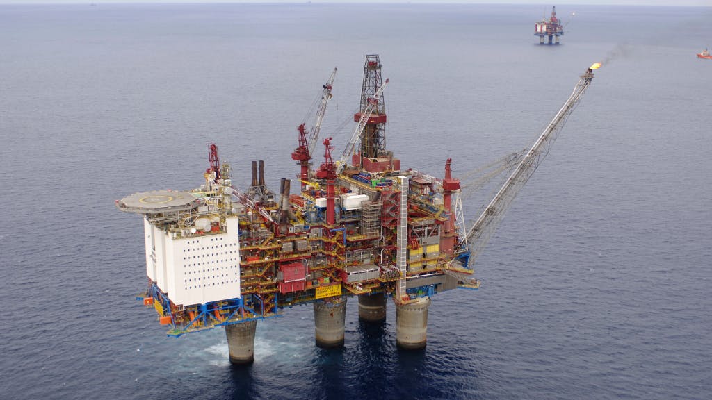 Gullfaks A offshore platform