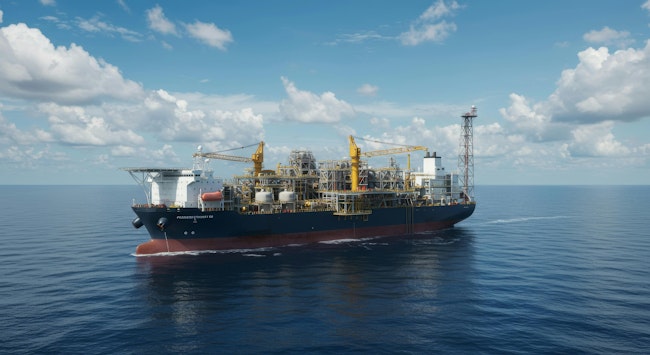 AI-generated FPSO image