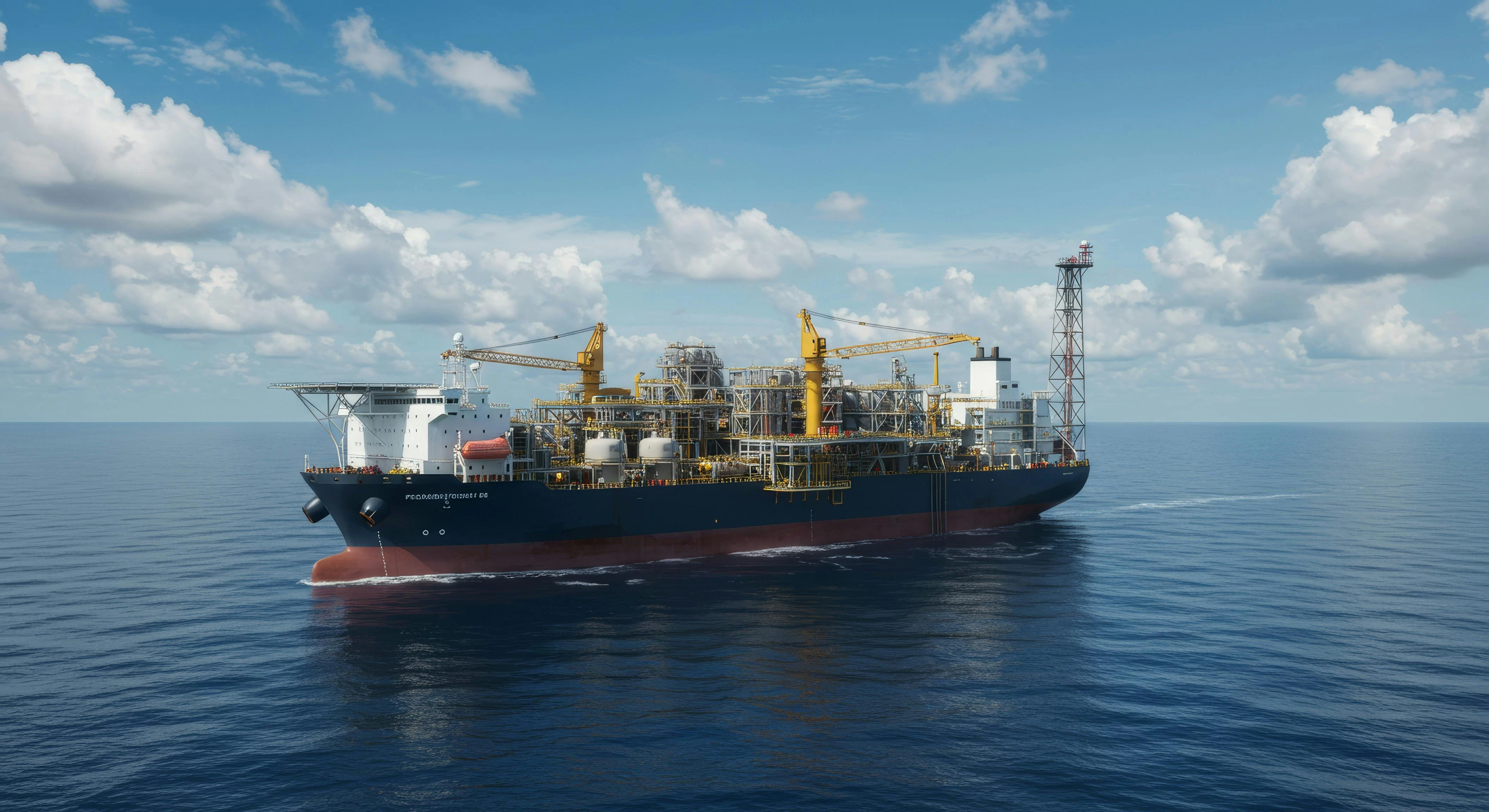 AI-generated FPSO image