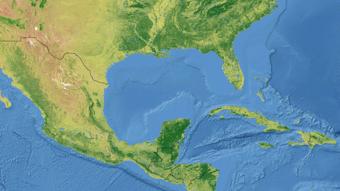 Gulf of Mexico map