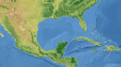 Gulf of Mexico map