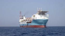 FPSO Aoka Mizu sailing from Dubai to Europe FPSO Aoka Mizu sailing from Dubai to Europe