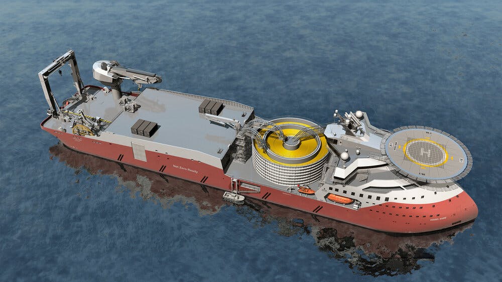 Export cable-laying vessel