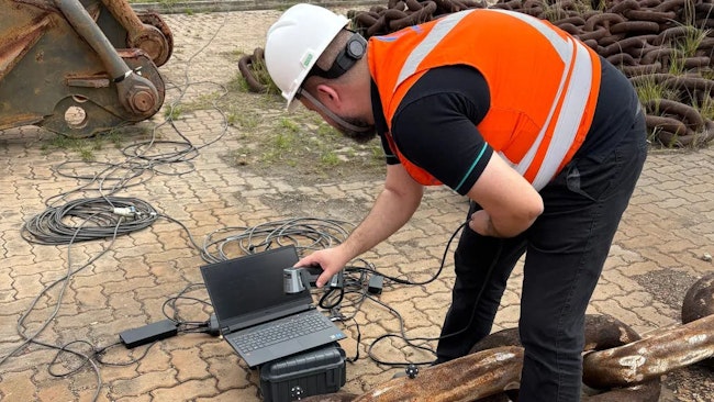 Intermoor worker performs quality assurance for Petrobras