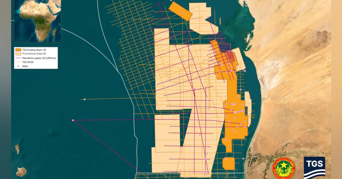 Tgs File Structure TGS extending 3D seismic database offshore Mauritania | Offshore Magazine