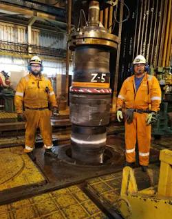 subsea wellhead workers