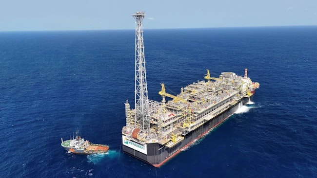 P-78 FPSO achieves first oil at B&uacute;zios Field offshore Brazil