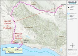 Lines CA-324 and 325 system map Lines CA-324 and 325 system map