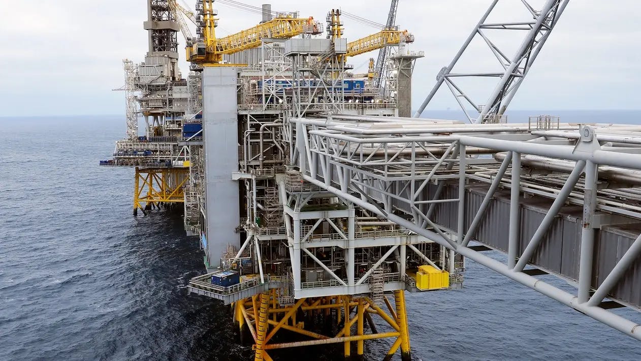 Johan Sverdrup Field center in the North Sea