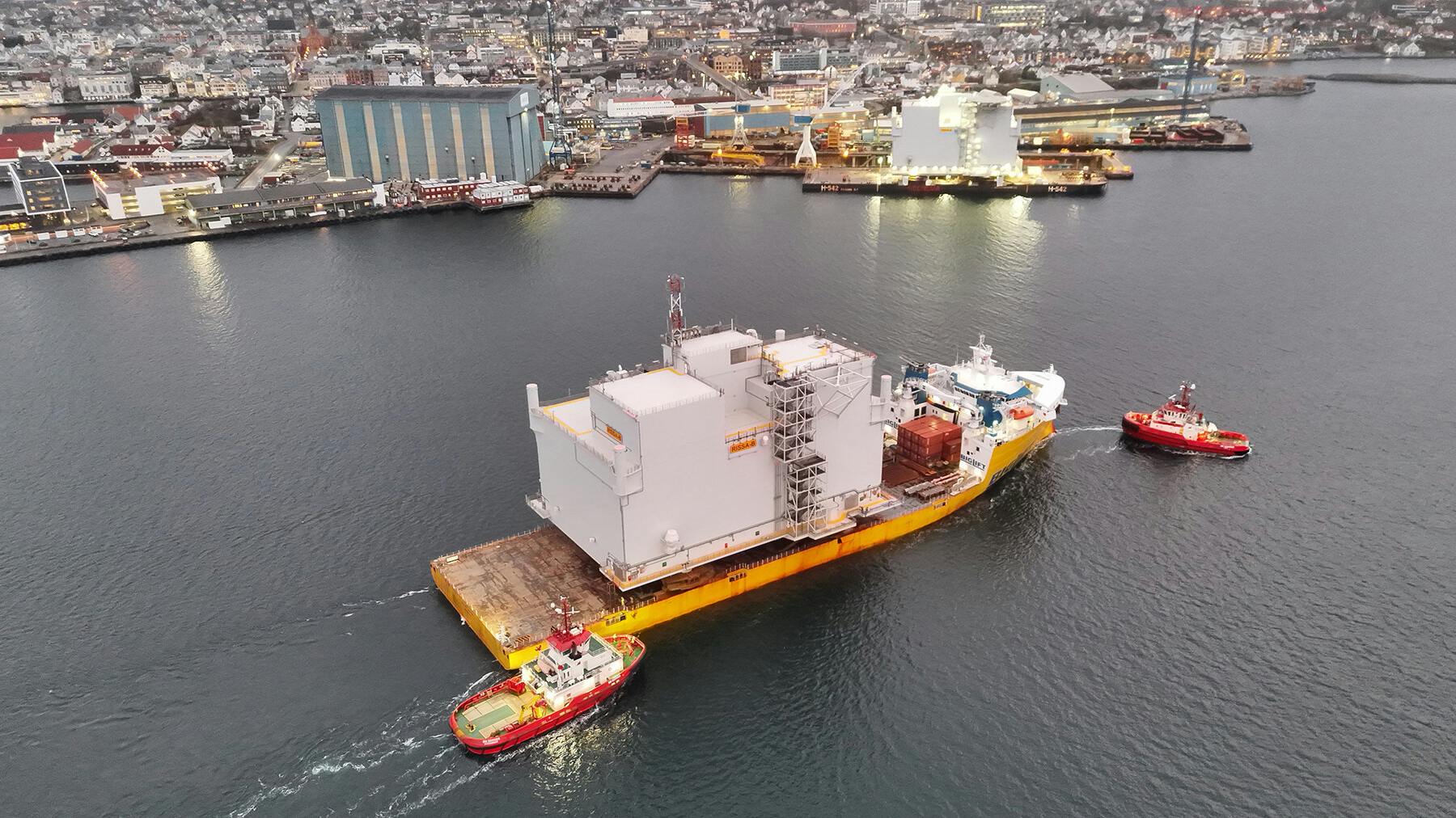 Hornsea 3 Link 2 arriving in Haugesund