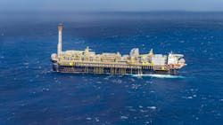 P-66 platform operating in the presalt of the Santos Basin P-66 platform operating in the presalt of the Santos Basin