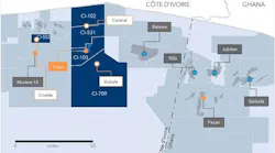 Civette well offshore Côte d’Ivoire finds hydrocarbons, but not commercial Civette well offshore Côte d’Ivoire finds hydrocarbons, but not commercial