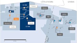 Civette well offshore Côte d’Ivoire finds hydrocarbons, but not commercial Civette well offshore Côte d’Ivoire finds hydrocarbons, but not commercial