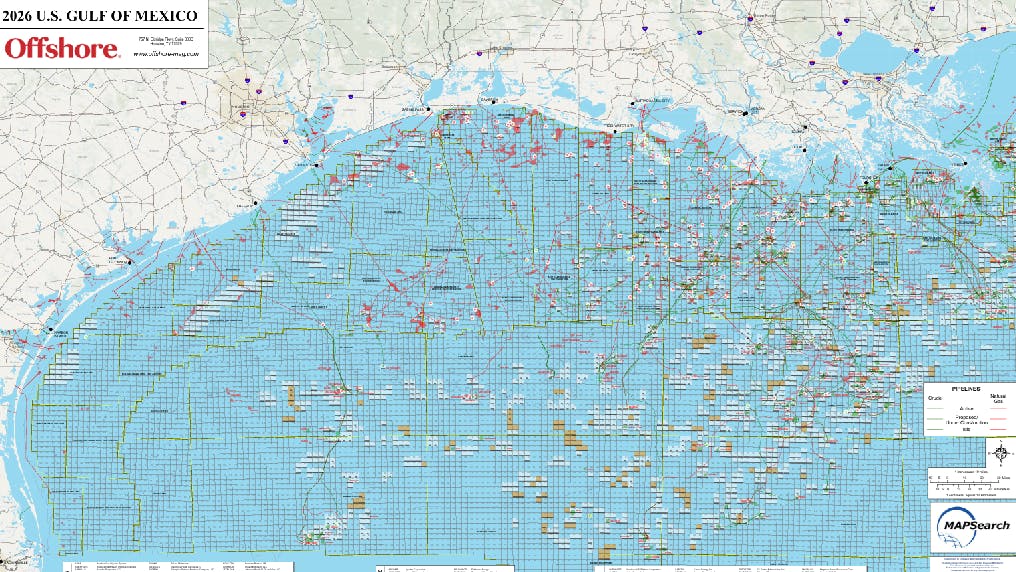 Gulf of Mexico map 2026