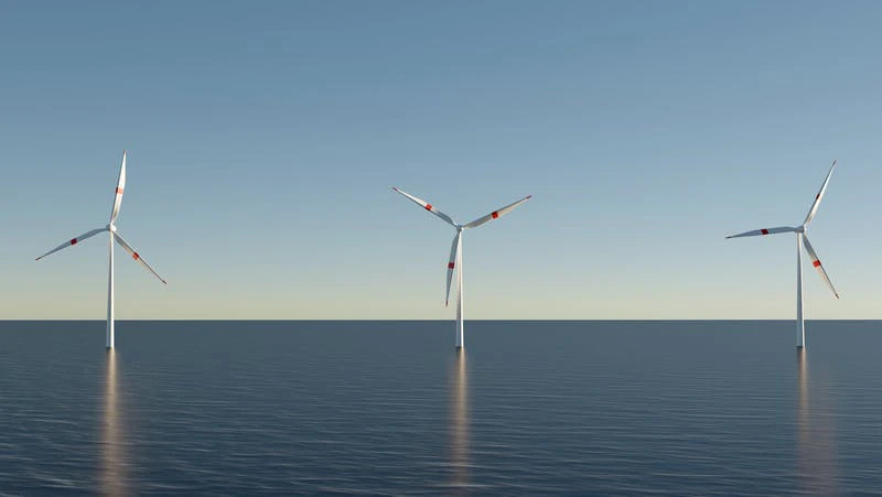 Floating wind energy facility concept