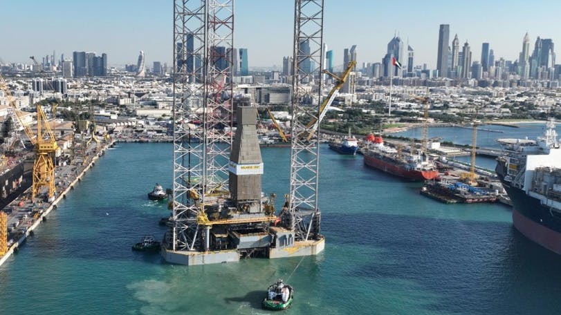 Maromba rig at yard in Dubai