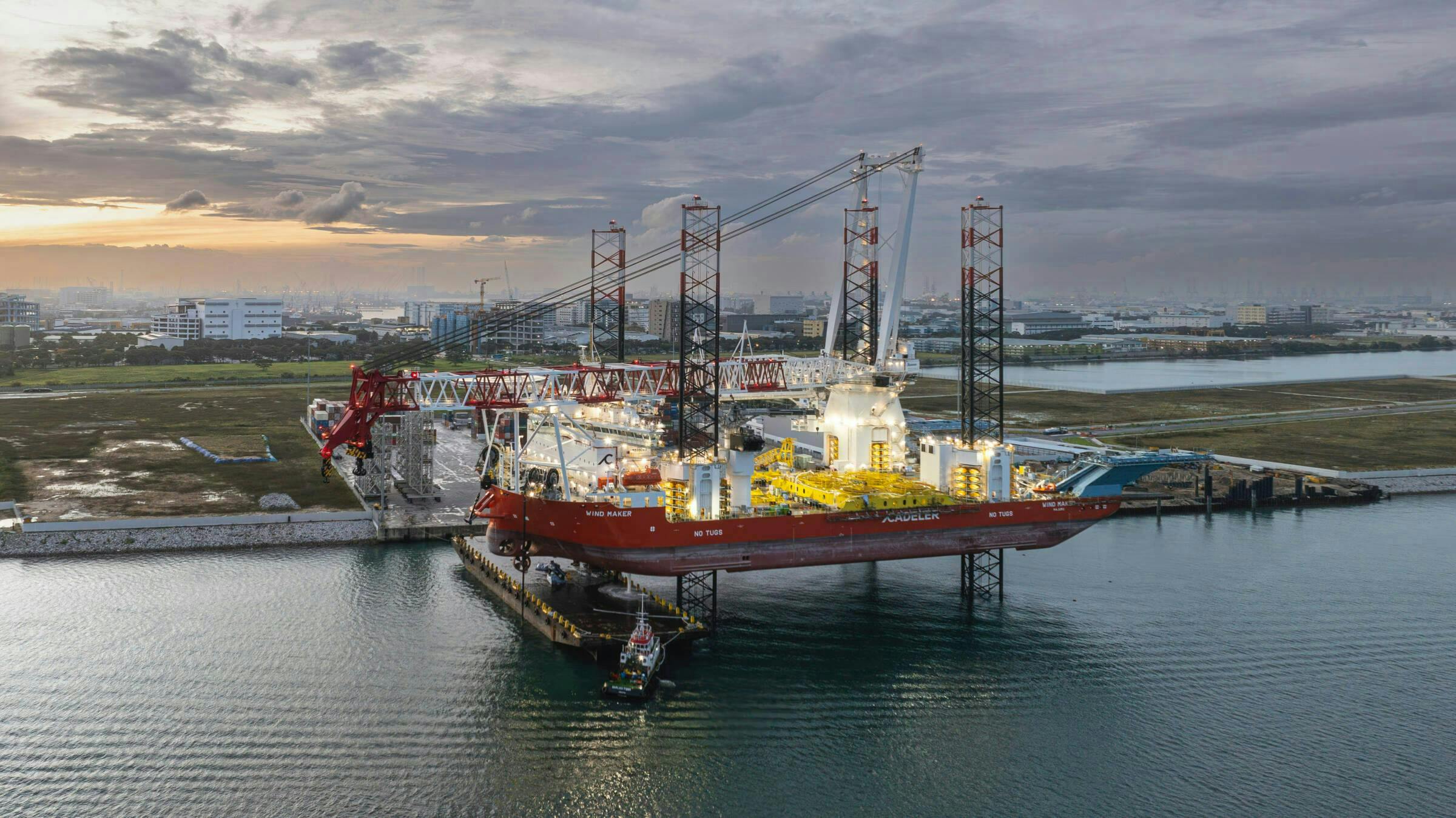 Cadeler’s Wind Maker wind installation vessel Cadeler’s Wind Maker wind installation vessel