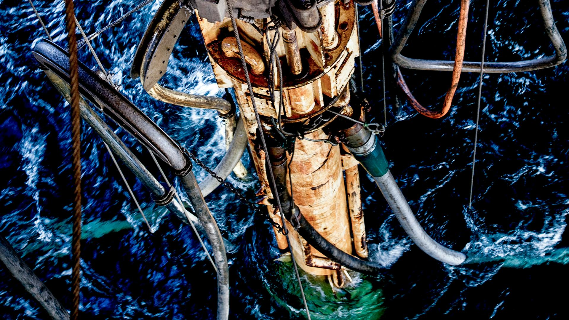 Offshore drilling illustration