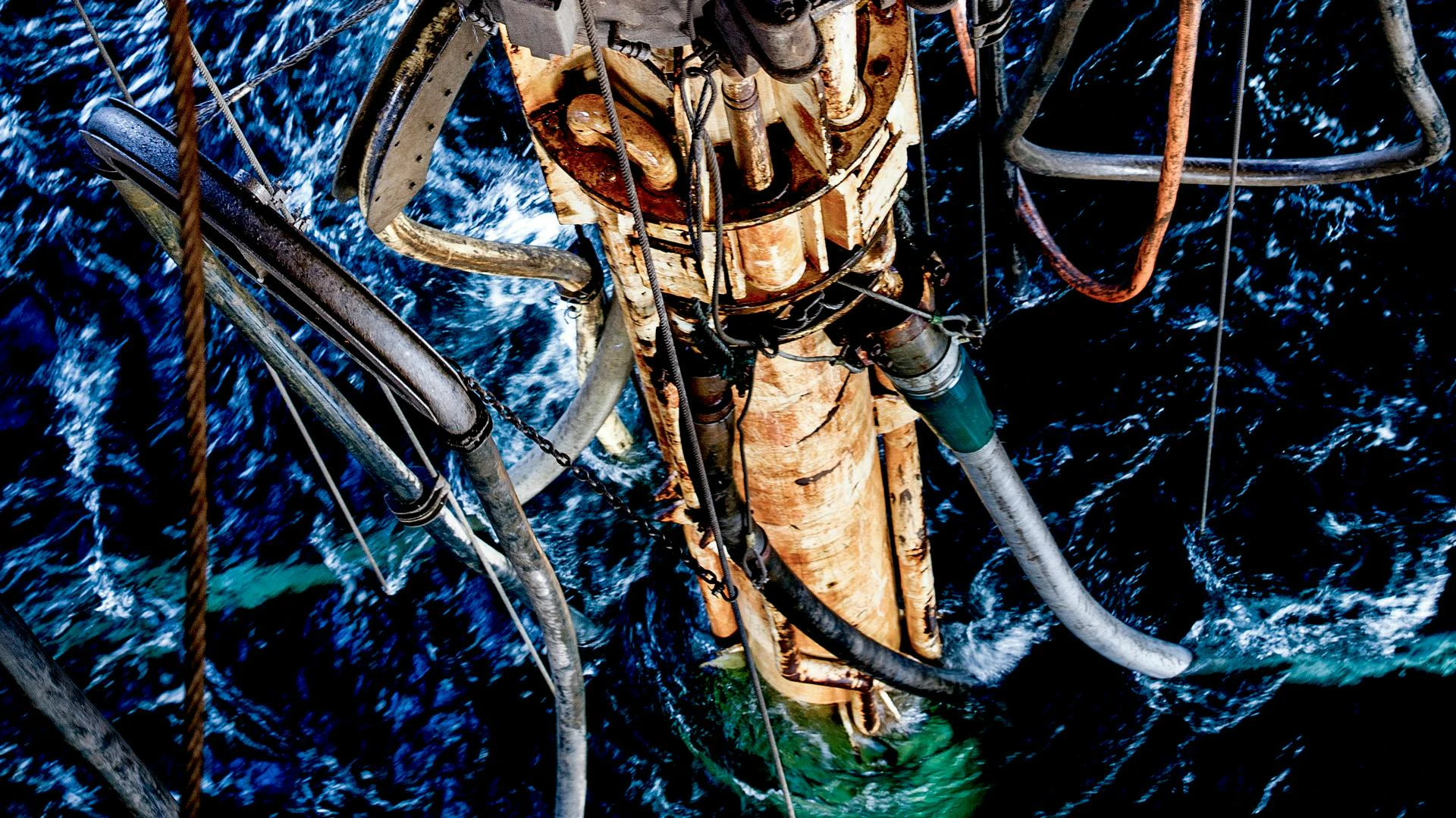 Offshore drilling illustration