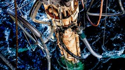 Offshore drilling illustration Offshore drilling illustration