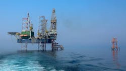 South Pars gas production offshore Iran South Pars gas production offshore Iran