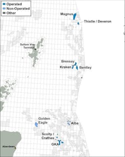 Bentley Bressay and Kraken fields EnQuest Bentley Bressay and Kraken fields EnQuest