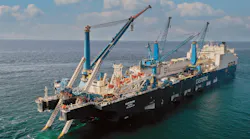 Castorone vessel completed trunkline installation