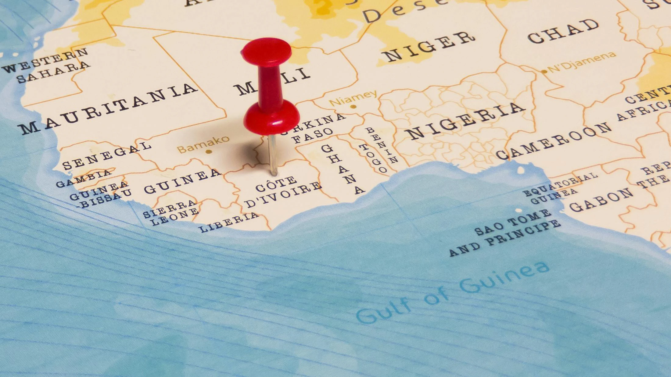 offshore C&ocirc;te d&rsquo;Ivoire map