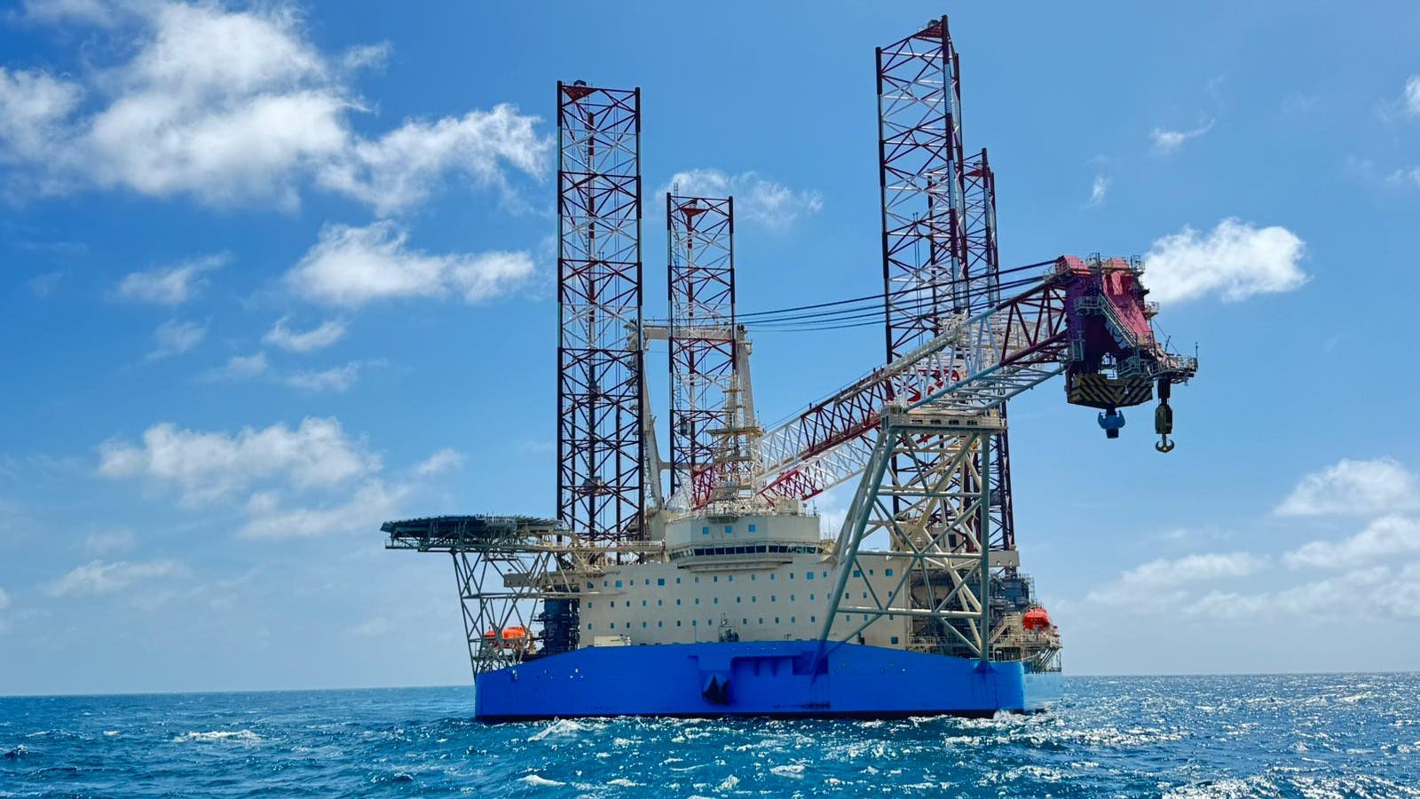 Seatrium WTIV sea trial