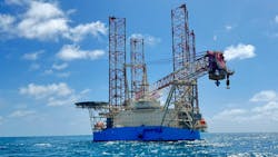 Seatrium WTIV sea trial Seatrium WTIV sea trial