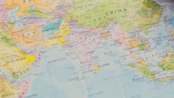 Map: Middle East to Thailand Map: Middle East to Thailand