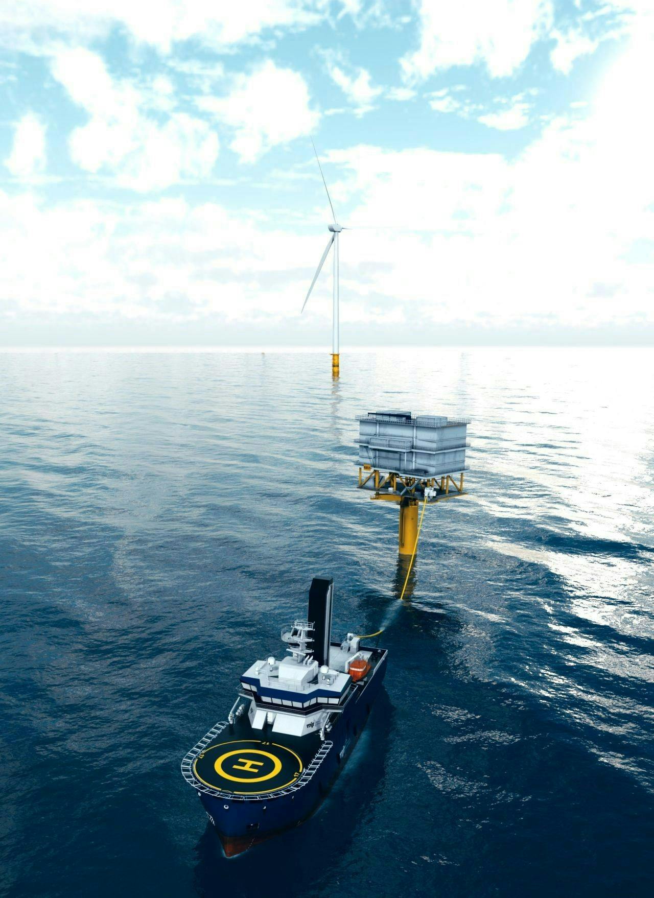 world&rsquo;s first diesel-to-electric retrofit CTV, e-Ginny