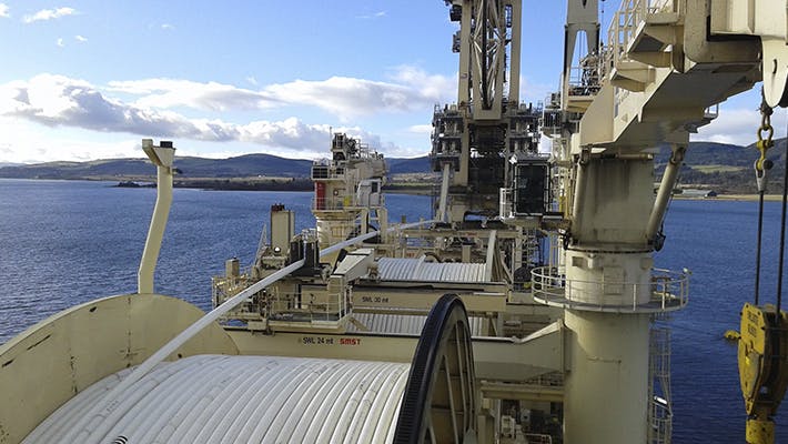 TechnipFMC subsea pipe reels