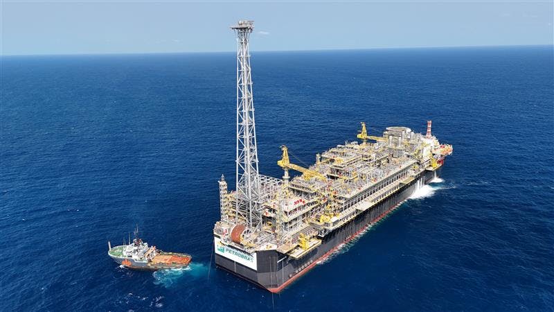 P-78 has achieved first gas injection offshore Brazil