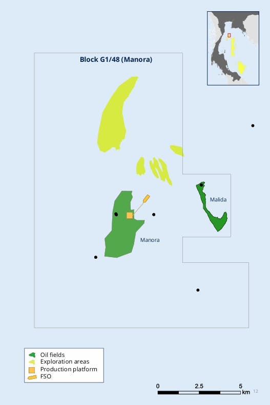 Manora Field map Manora Field map