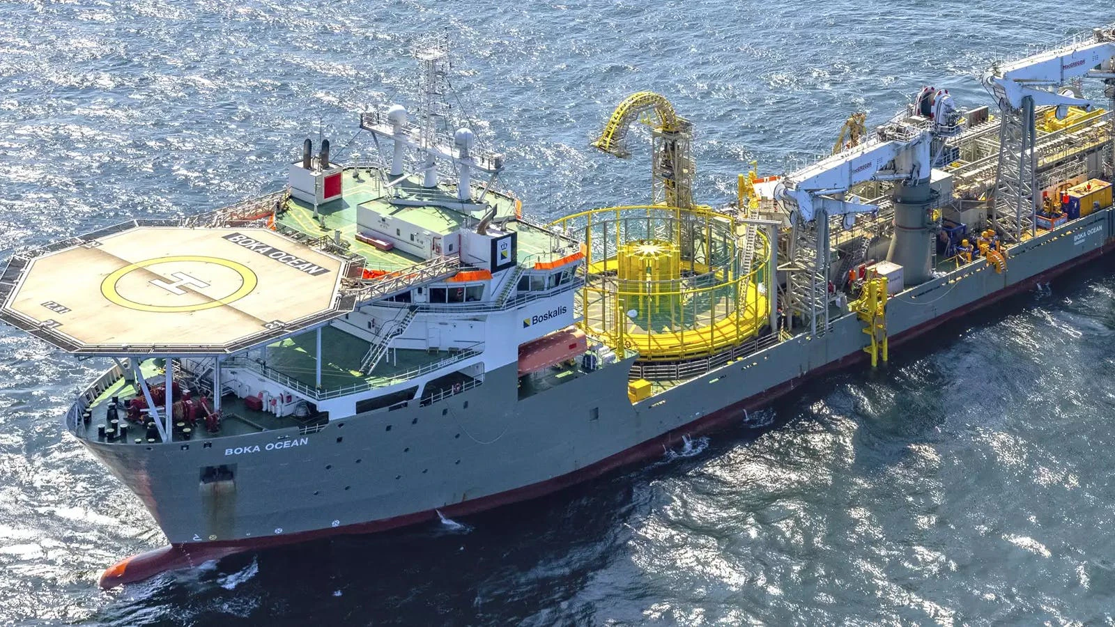 cable-laying vessel BOKA Ocean