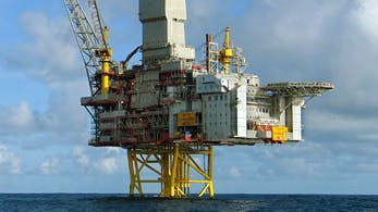 Kvitebj&oslash;rn platform in the North Sea