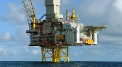 Kvitebjørn platform in the North Sea Kvitebjørn platform in the North Sea