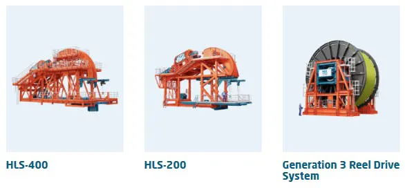 MDL horizontal lay systems and reel drive system MDL horizontal lay systems and reel drive system