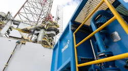 RotoMill system deployed on a North Sea offshore drilling rig RotoMill system deployed on a North Sea offshore drilling rig